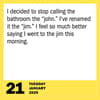 image Jokes Puns and Riddles 2025 Page-a-Day Desk Calendar Second Alternate Image