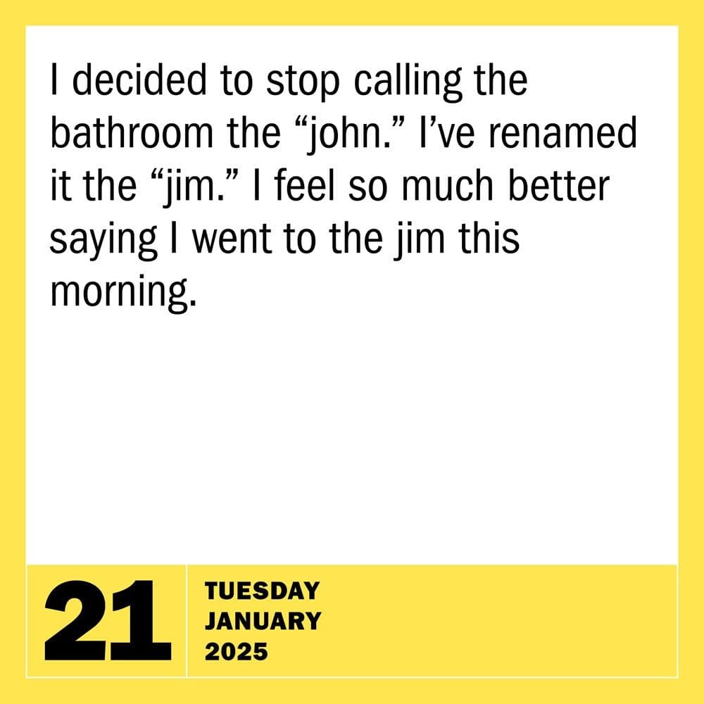 Jokes Puns and Riddles 2025 Page-a-Day Desk Calendar Second Alternate Image