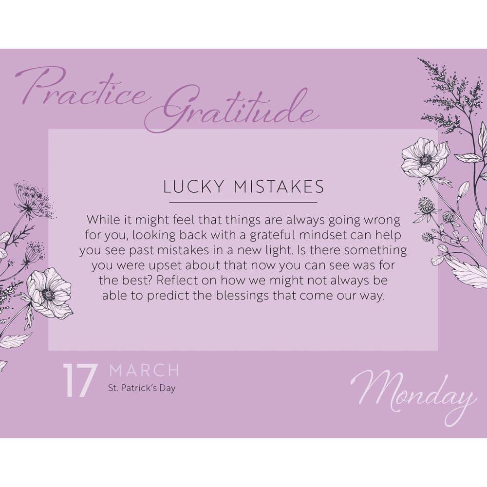 Year of Gratitude 2025 Desk Calendar