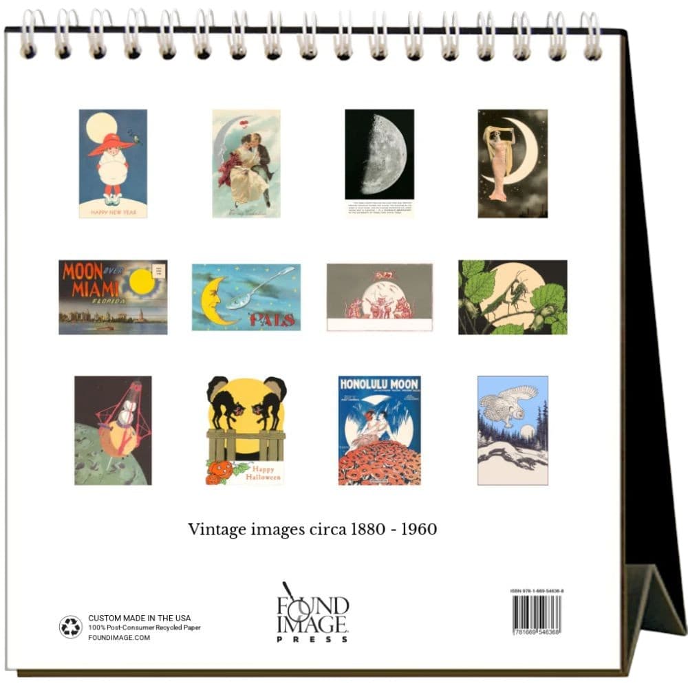Moon 2026 Easel Desk Calendar