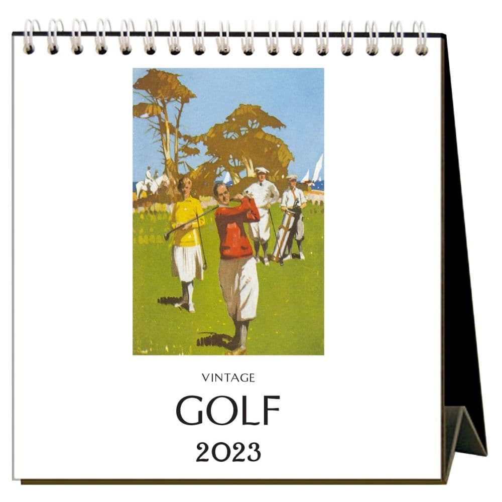 Golf 2023 Easel Calendar