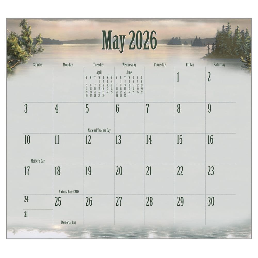 Wildlife by Hautman Brothers 2026 Wall Calendar Third Alternate Image