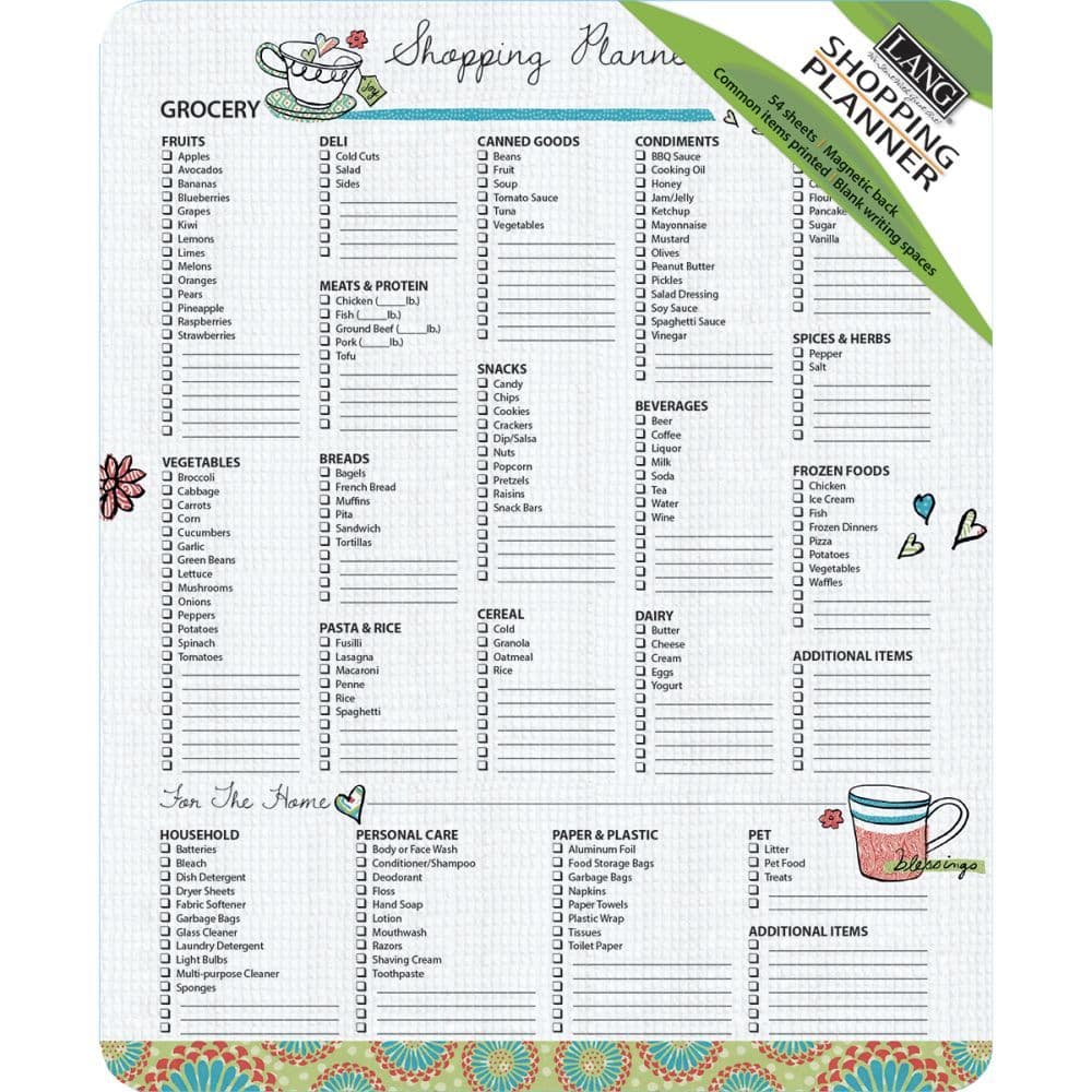 Kitchen Rules Shopping List by Susan Winget