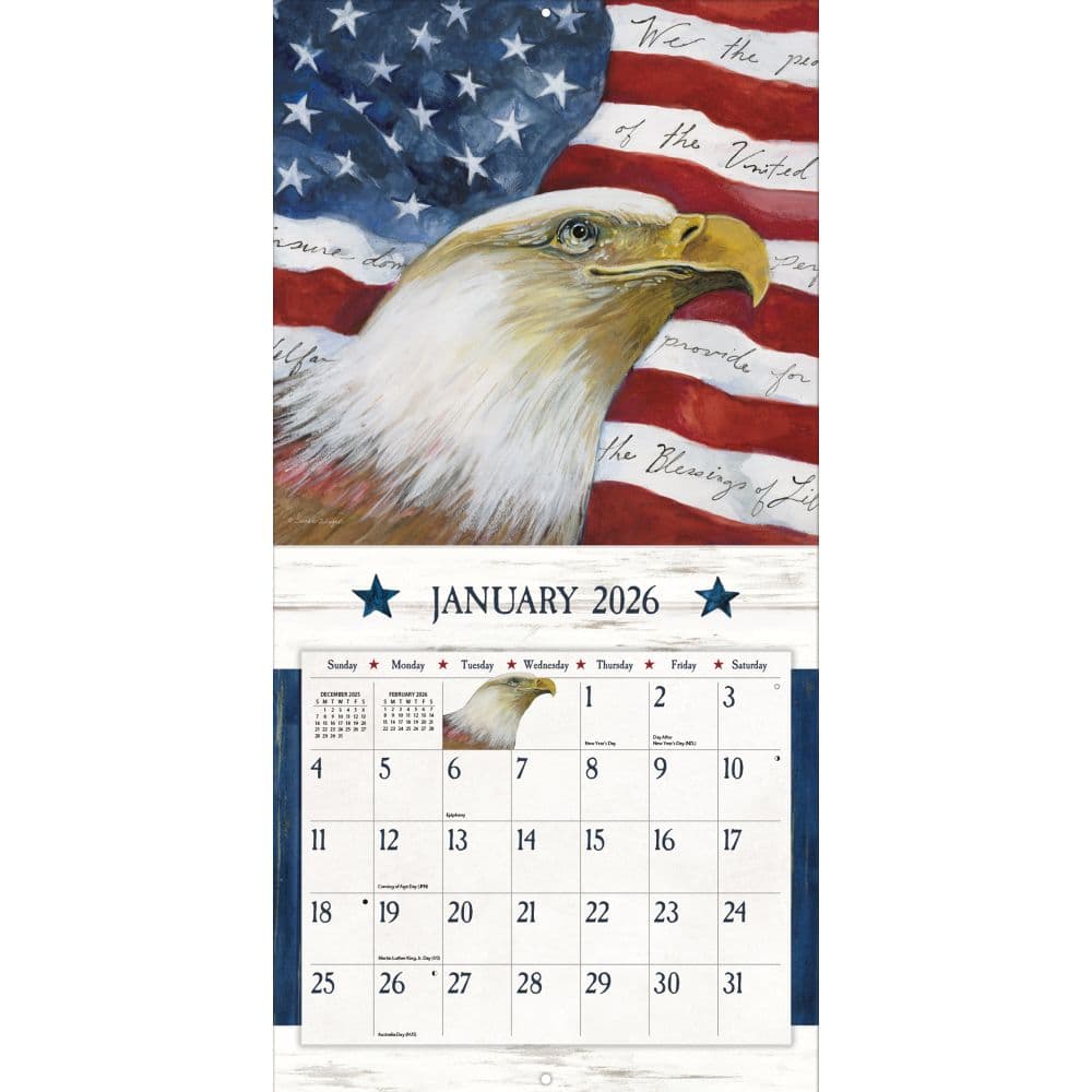 Stars and Stripes 2026 Wall Calendar_ALT2