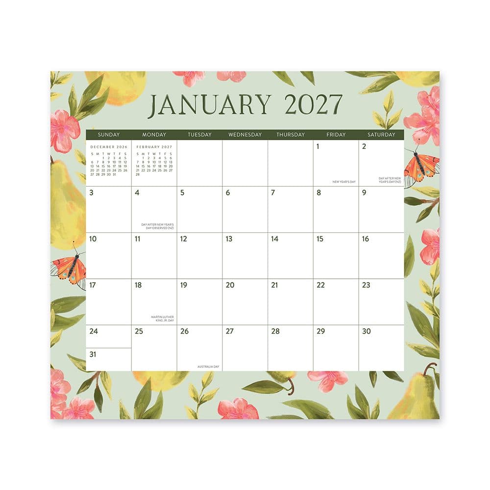 Fruit &amp; Flora 2027 Magnetic Wall Calendar Second Alternate Image