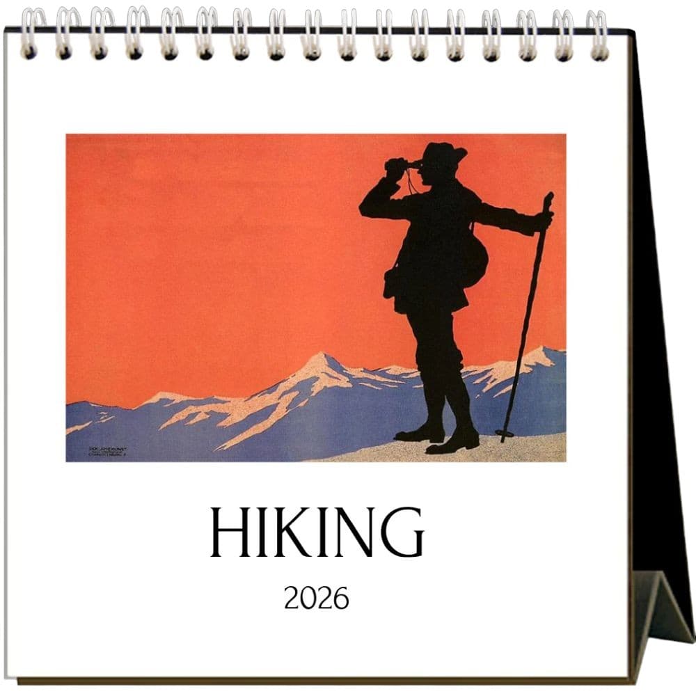 Hiking Nostalgic 2026 Easel Desk Calendar Main Product Image