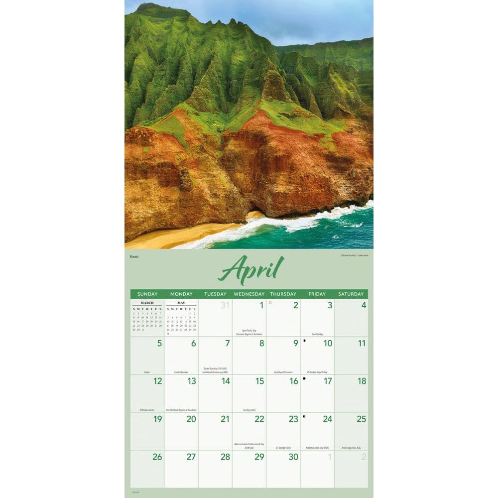 Hawaii 2026 Wall Calendar Second Alternate Image