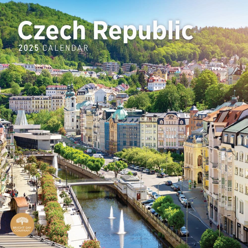 Czech Republic 2025 Wall Calendar Main Image