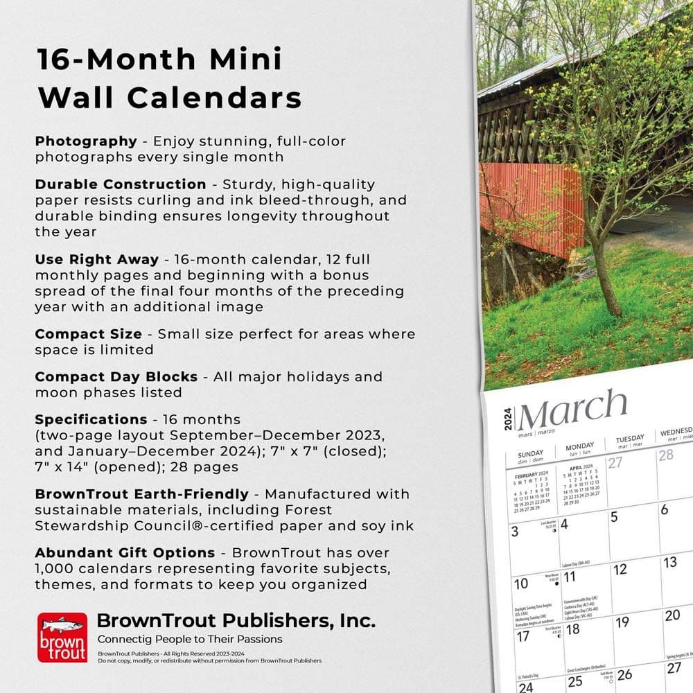 Southern Places 2024 Mini Wall Calendar Fourth Alternate  Image width=&quot;1000&quot; height=&quot;1000&quot;