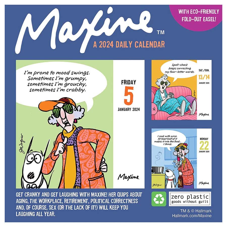 Maxine 2024 Desk Calendar