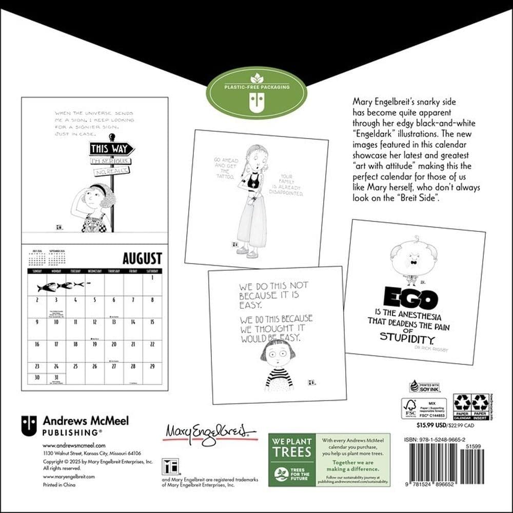 Mary Engelbreit EngelDark 2026 Wall Calendar First Alternate Image