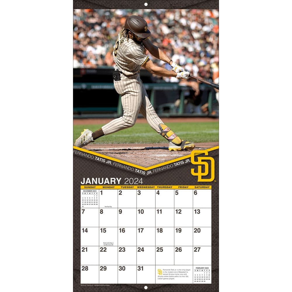 Fernando Tatis Jr 2024 Wall Calendar