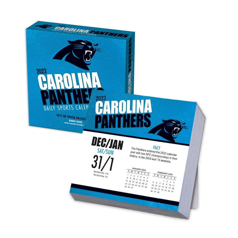Carolina Panthers 2023 Desk Calendar
