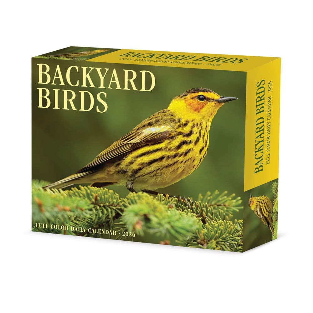 Backyard Birds 2026 Desk Calendar Main Image