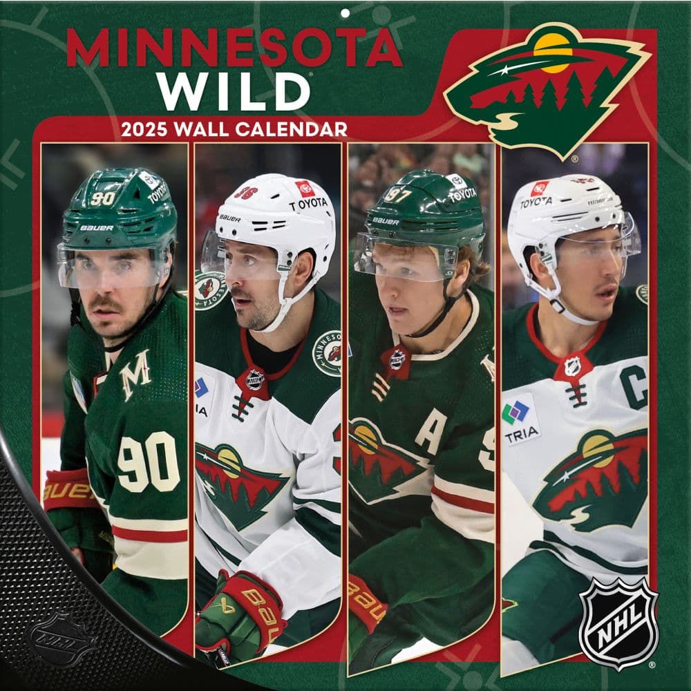 image NHL Minnesota Wild 2025 Wall Calendar Main Image