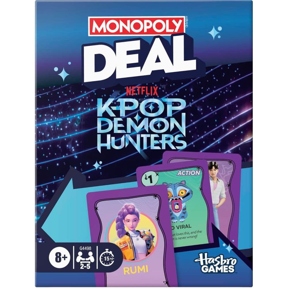 image Monopoly Deal KPOP Demon Hunters Card Game Main Product Image