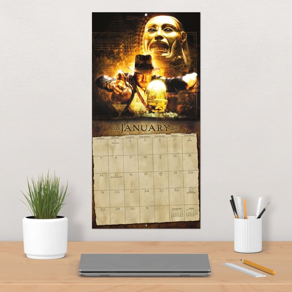 Indiana Jones Classic 2024 Wall Calendar