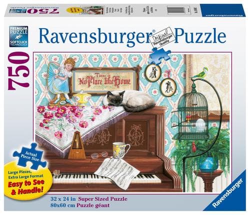 Piano Cat Large Format 750pc Puzzle