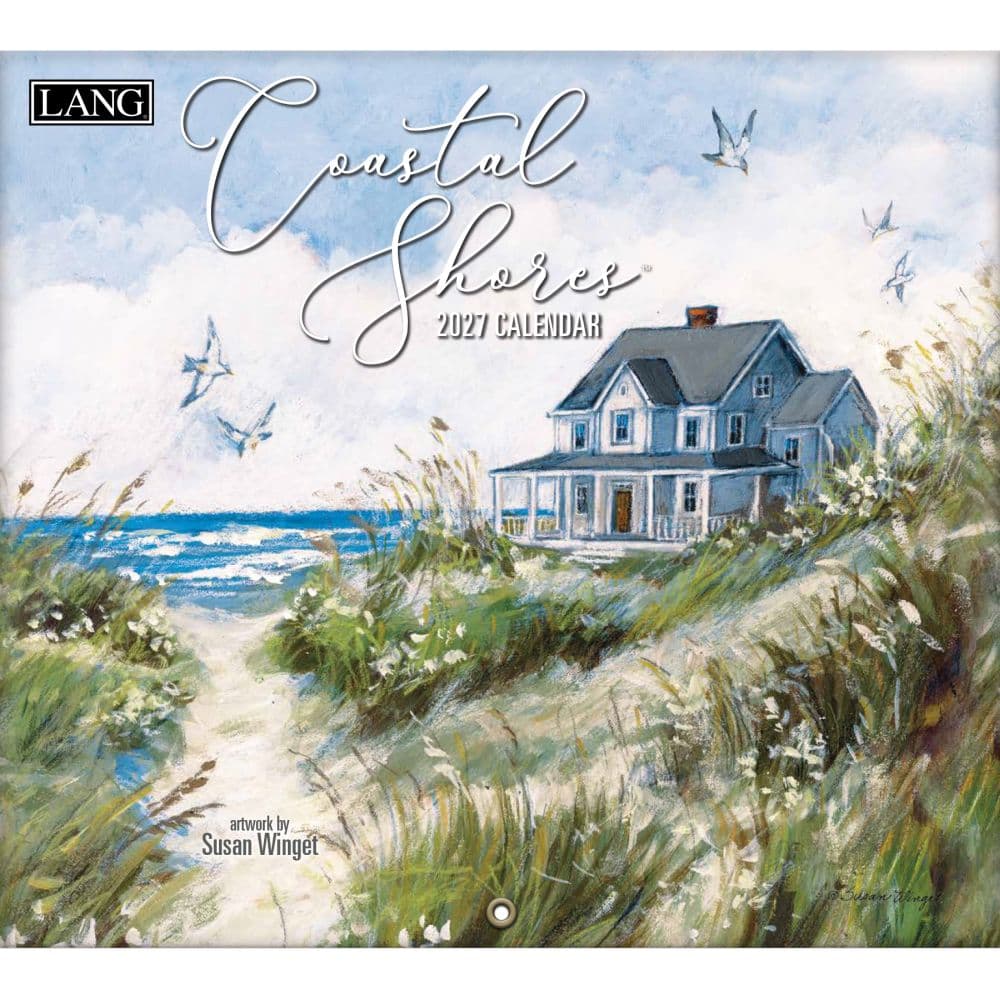 Coastal Shores 2027 Wall Calendar by Susan Winget