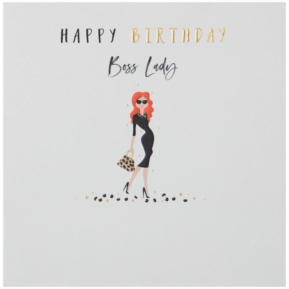 Boss Lady Birthday Card - NIQUEA.D - Calendars.com