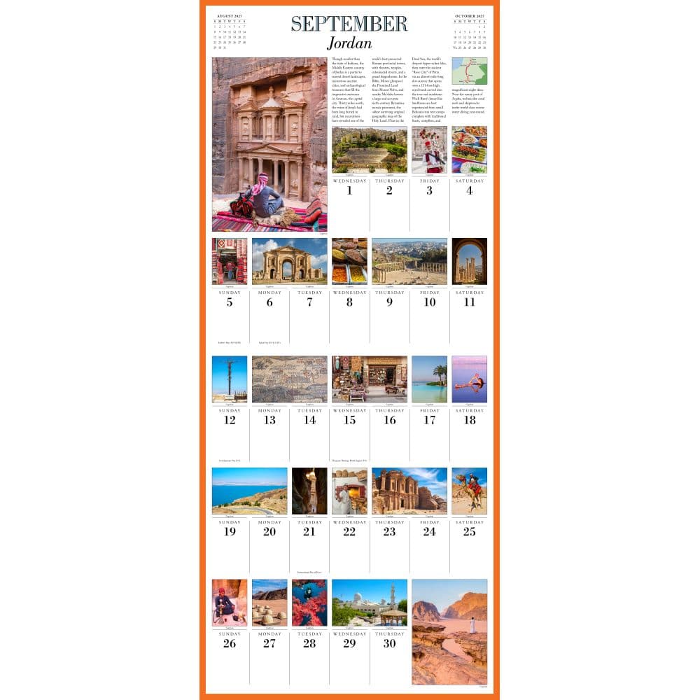 1000 Places to See Before You Die Picture-A-Day 2027 Wall Calendar Second Alternate Image
