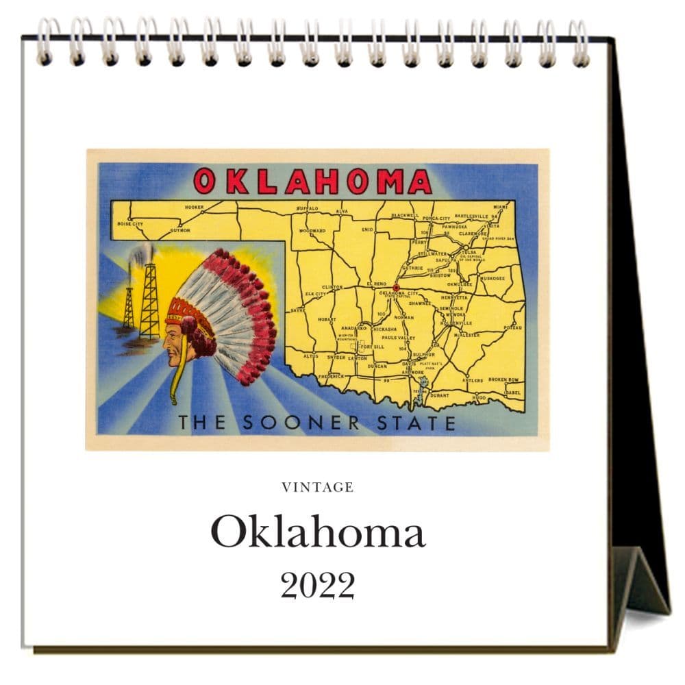Oklahoma 2022 Desk Calendar
