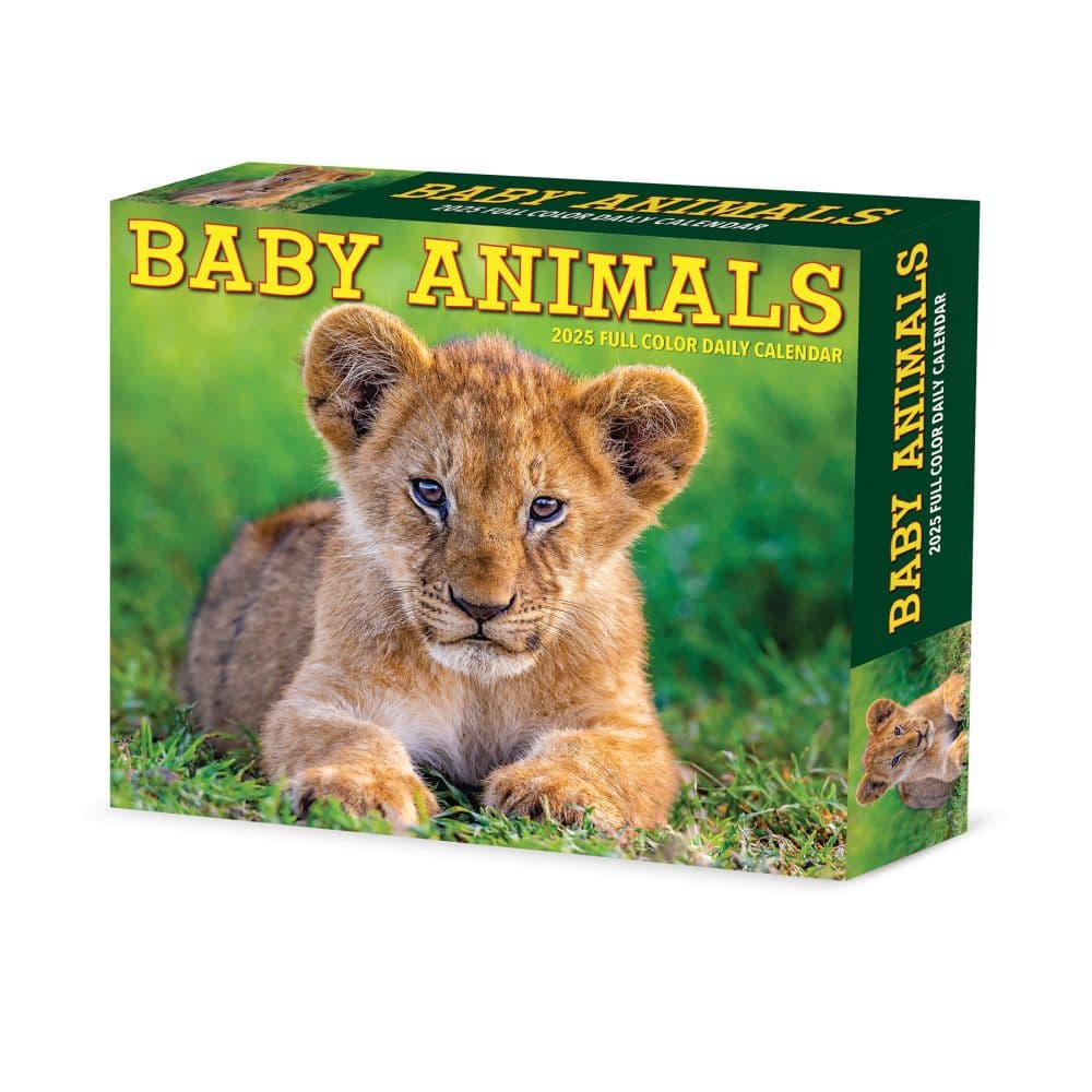 Baby Animals 2025 Desk Calendar Main Product Image