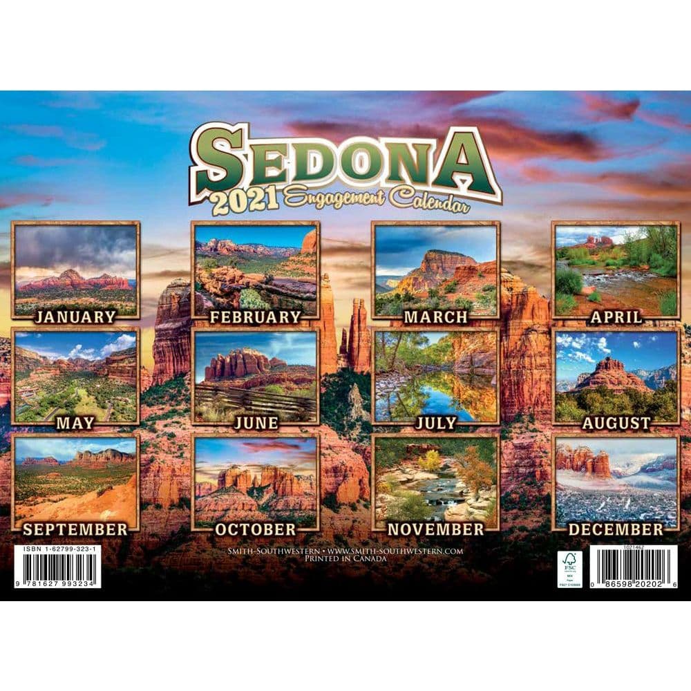 Sedona Wall Calendar