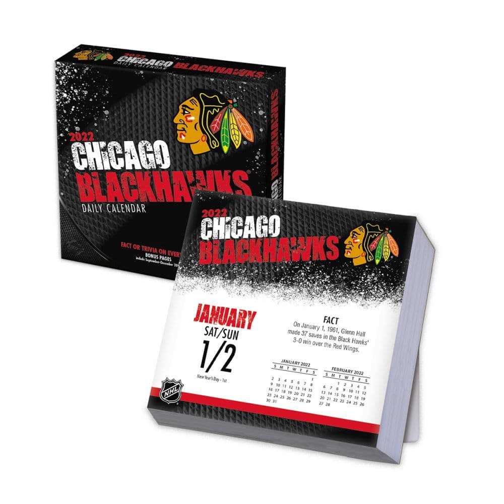 Chicago Blackhawks 2022 calendars