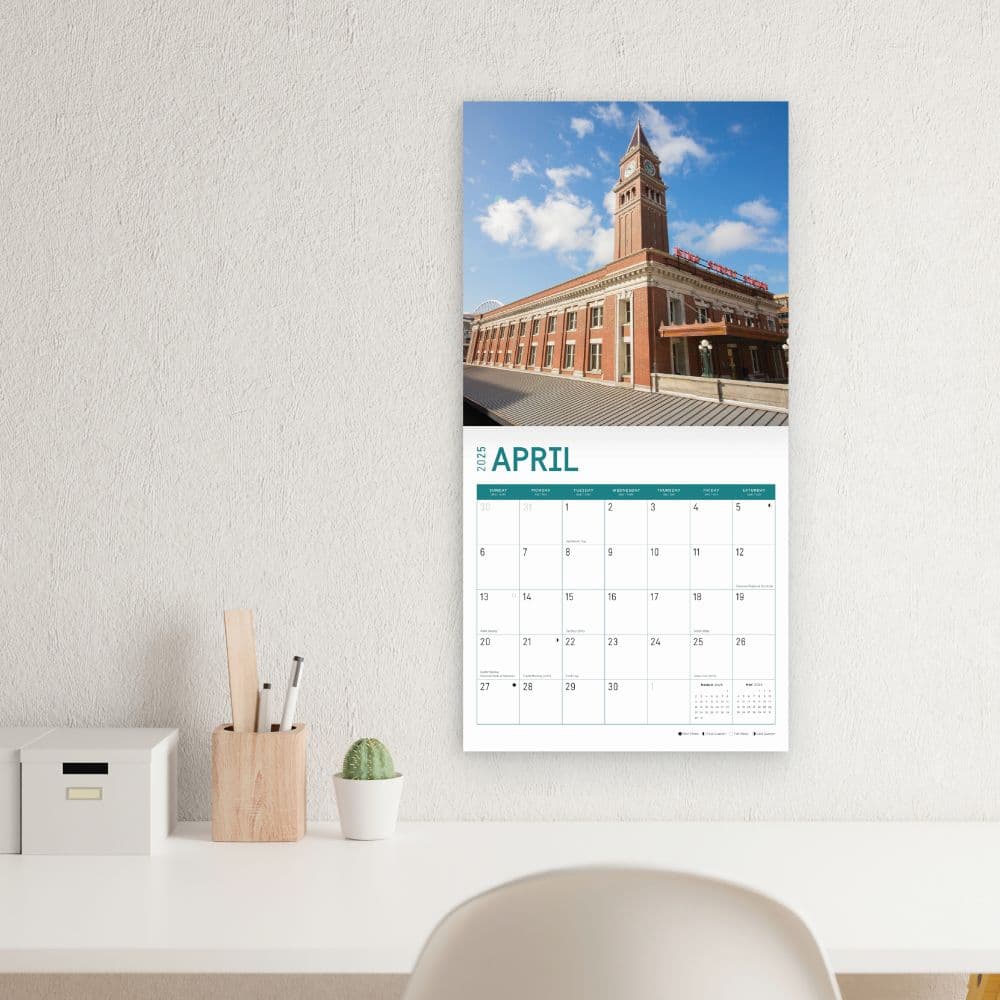 Seattle 2025 Wall Calendar
