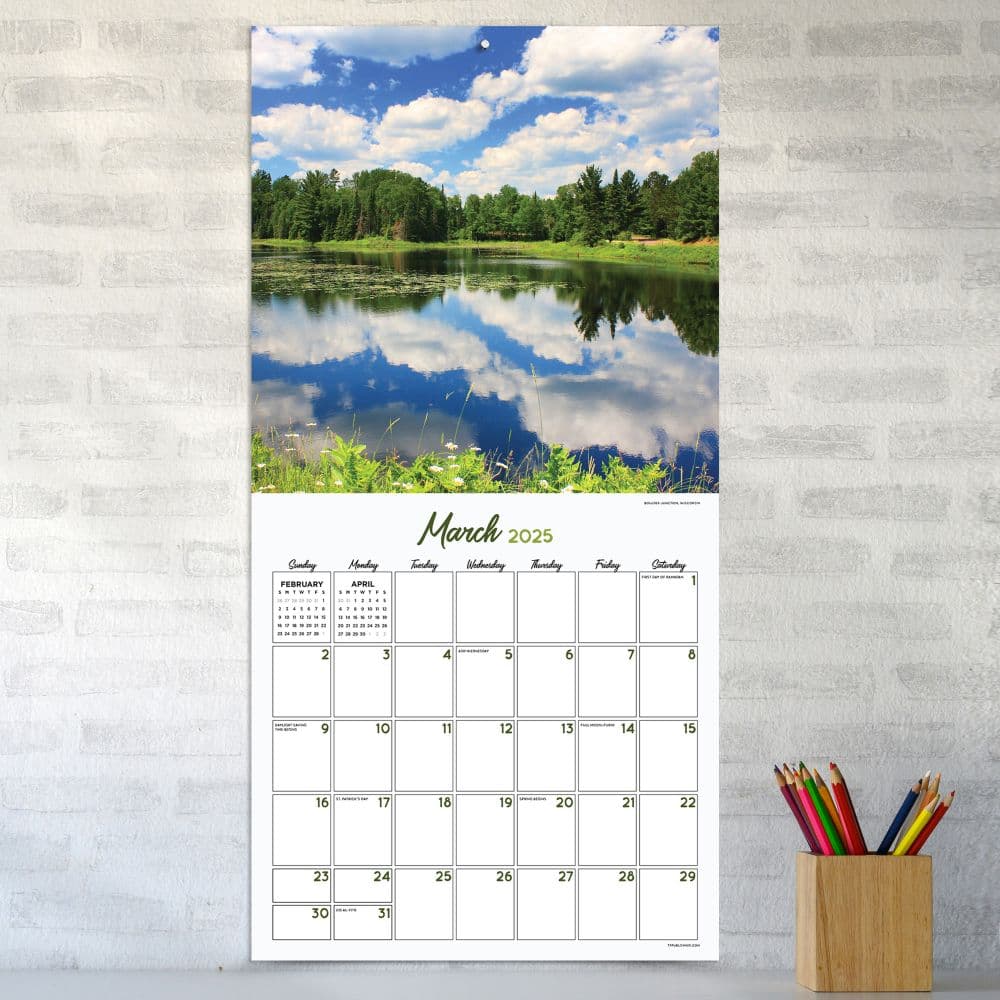 Midwest Is Best 2025 Wall Calendar March