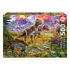 image Dinosaur Gathering 500 Piece Puzzle Main Image