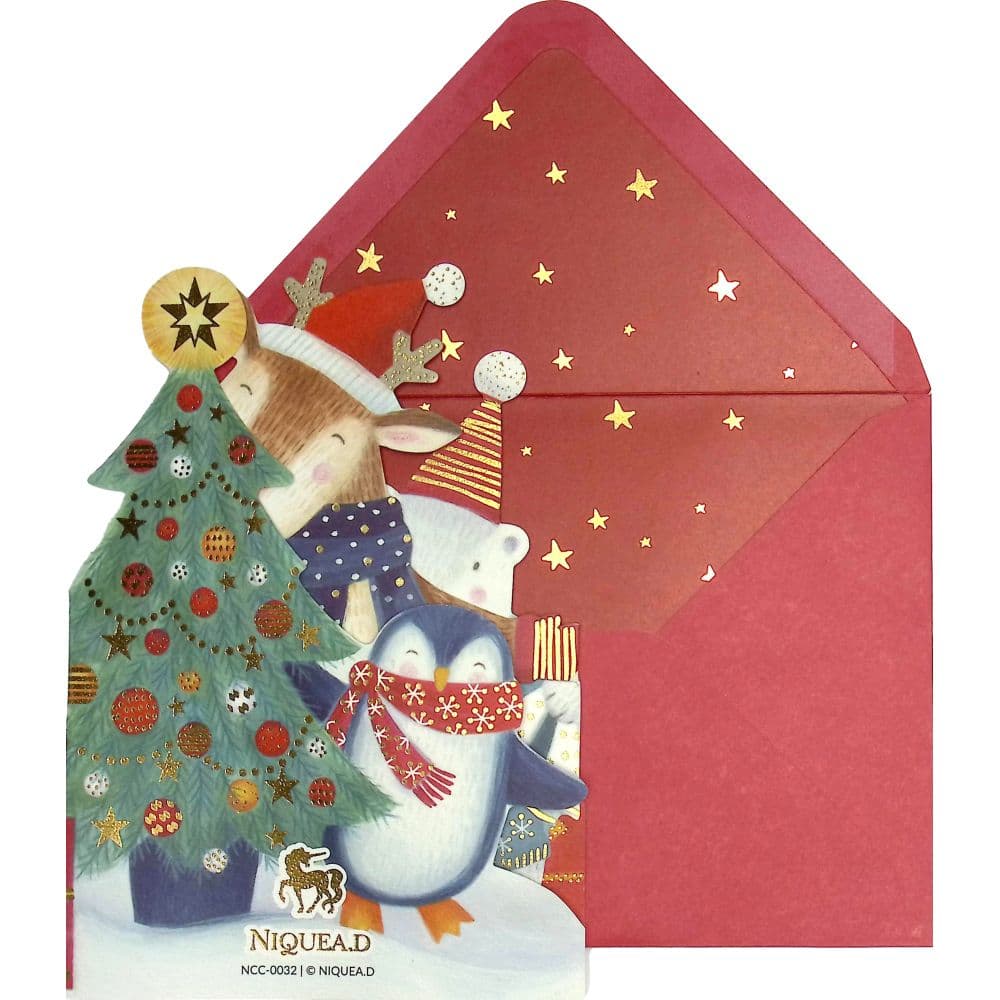 Animal Christmas Card Main Product Image
