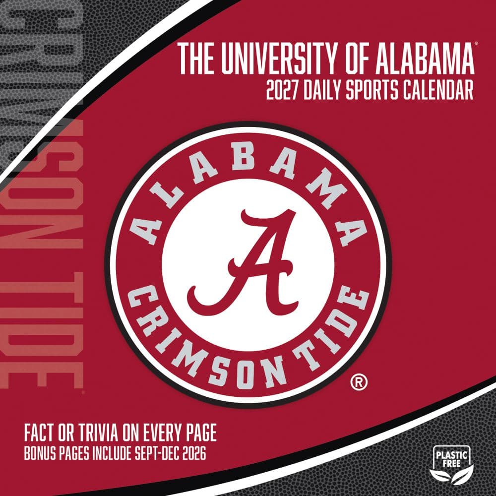 Alabama Crimson Tide 2027 Desk Calendar First Alternate Image