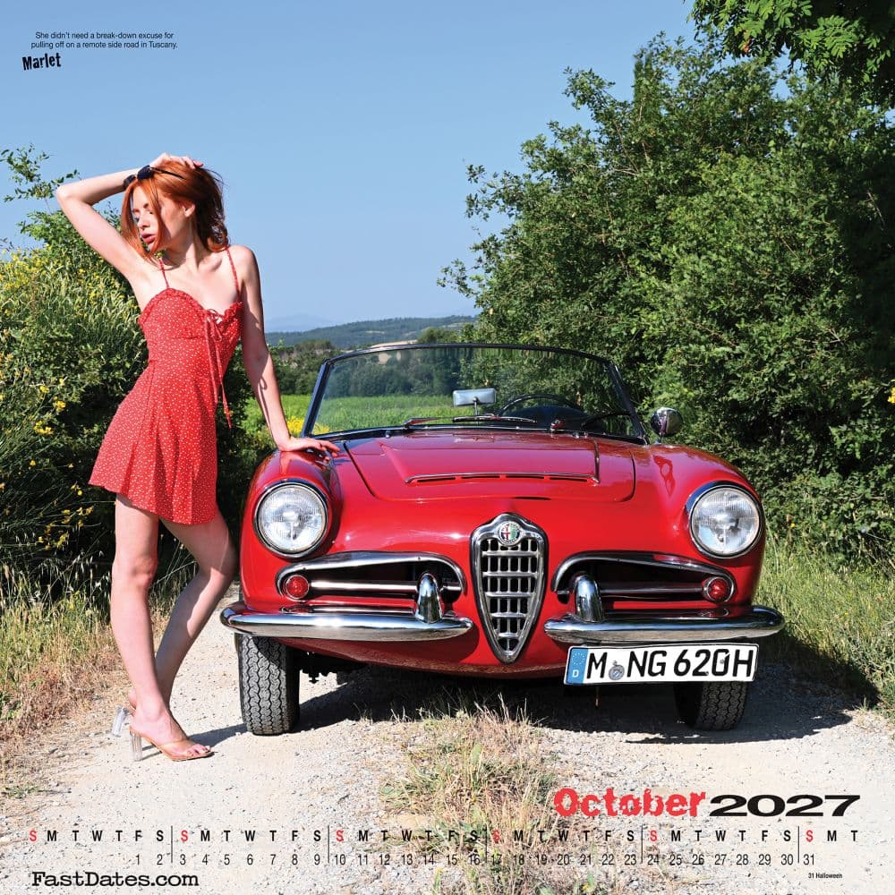 Garage Girls 2027 Wall Calendar Eighth Alternate Image