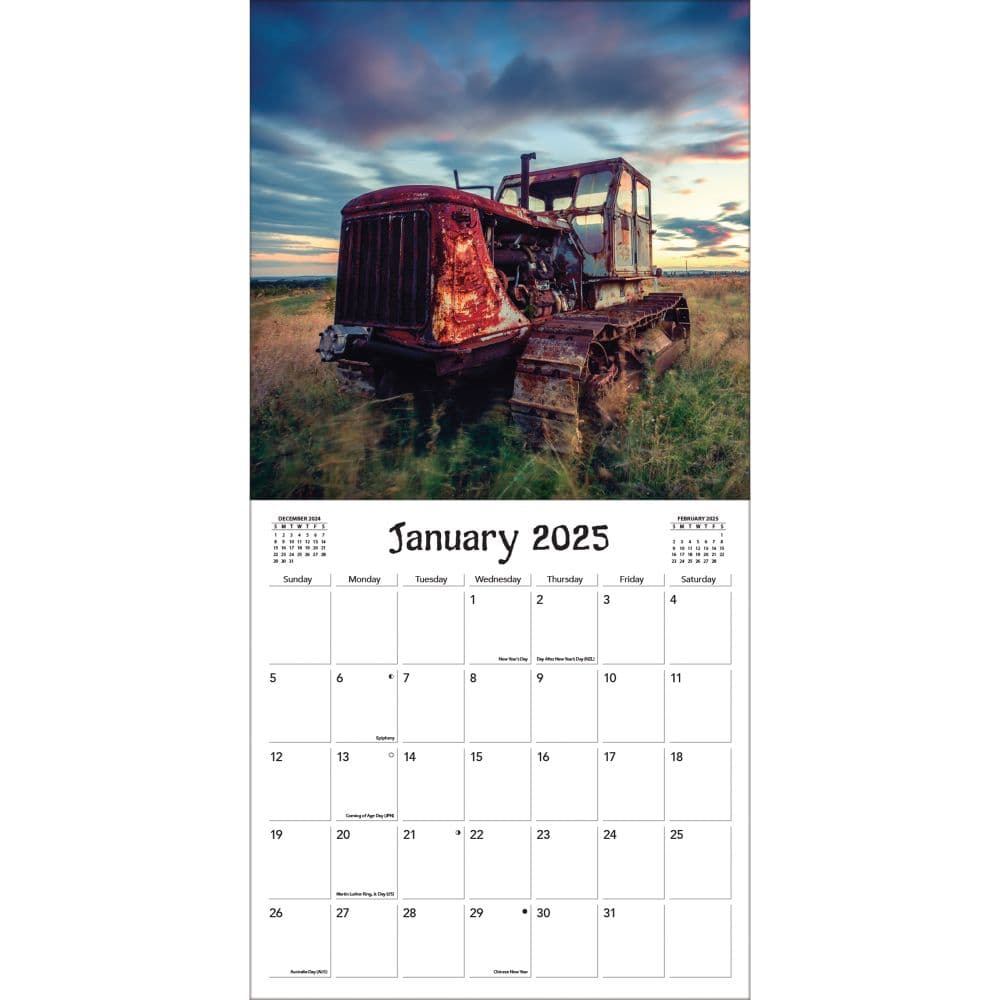 Tractors Photo 2025 Wall Calendar Second Alternate Image width=&quot;1000&quot; height=&quot;1000&quot;