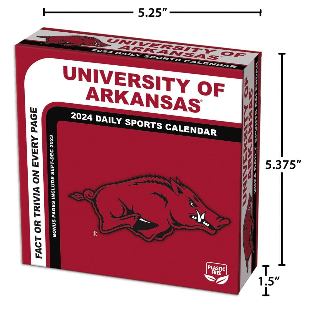 Arkansas Razorbacks 2024 Desk Calendar Sixth Alternate Image width=&quot;1000&quot; height=&quot;1000&quot;