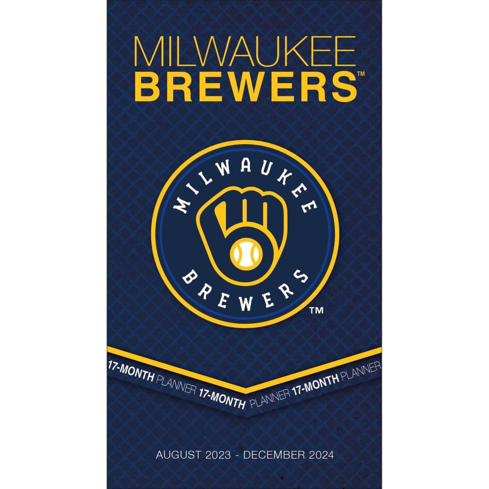 MLB Milwaukee Brewers 17 Month Pocket Planner