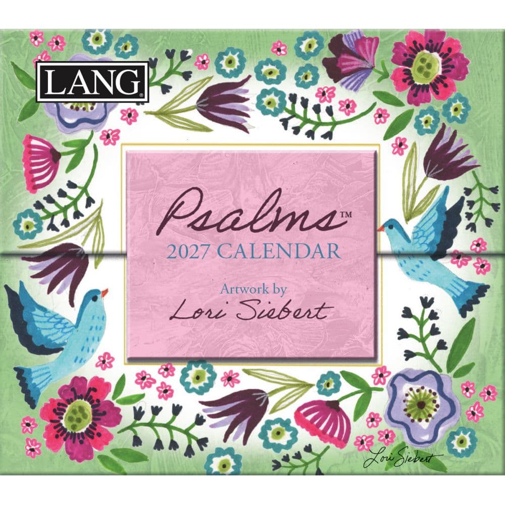 image Psalms 2027 Mini Desk Calendar by Lori Siebert