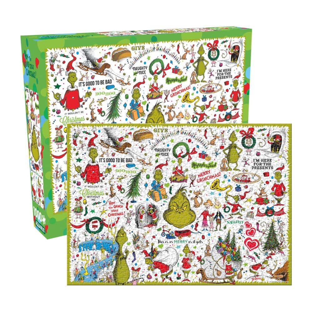 Grinch Stole Christmas 1000 Piece Puzzle Main Product Image