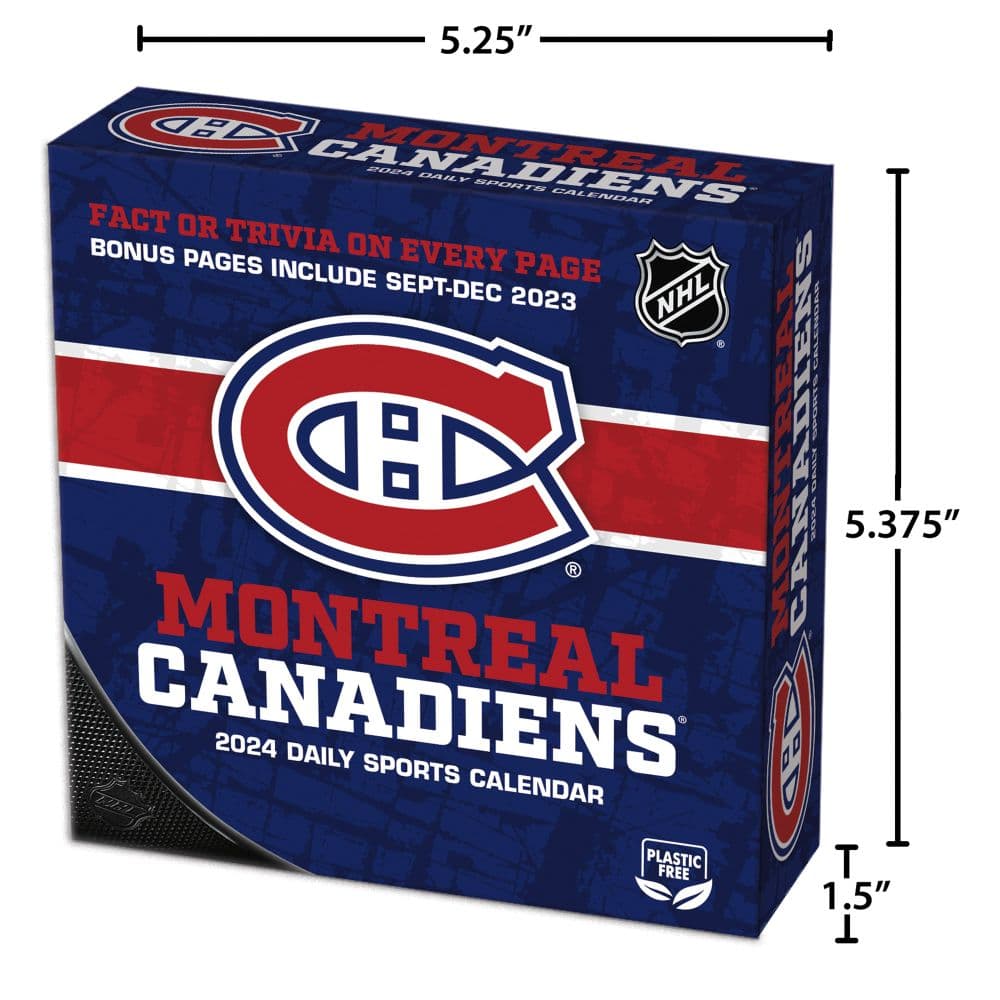 Montreal Canadiens 2024 Desk Calendar