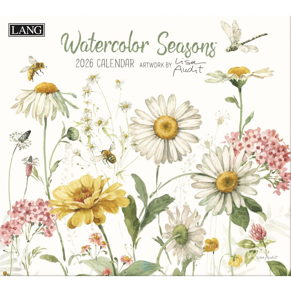 Watercolor Seasons 2026 Wall Calendar by Lisa Audit Main Image