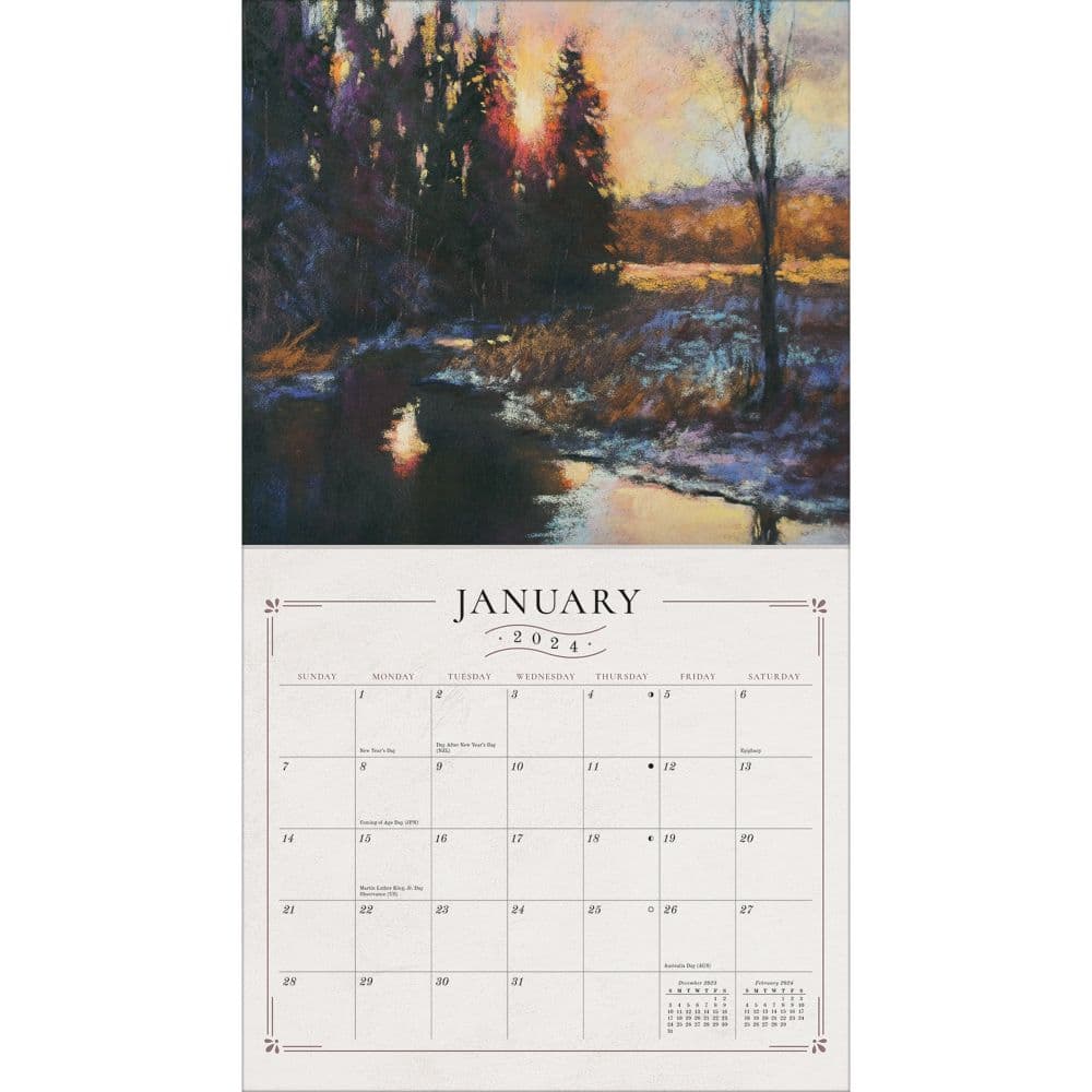 Soft Escapes 2024 Wall Calendar
