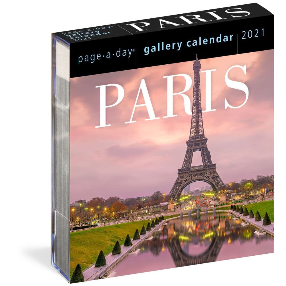 Paris Gallery Desk Calendar - Calendars.com