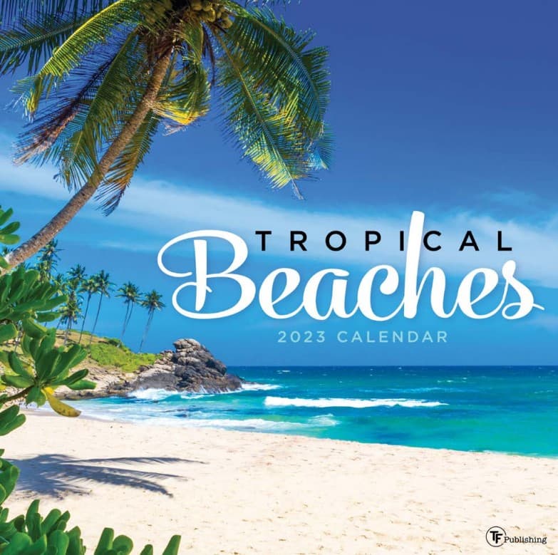 Tropical Beaches 2023 Wall Calendar - Calendars.com