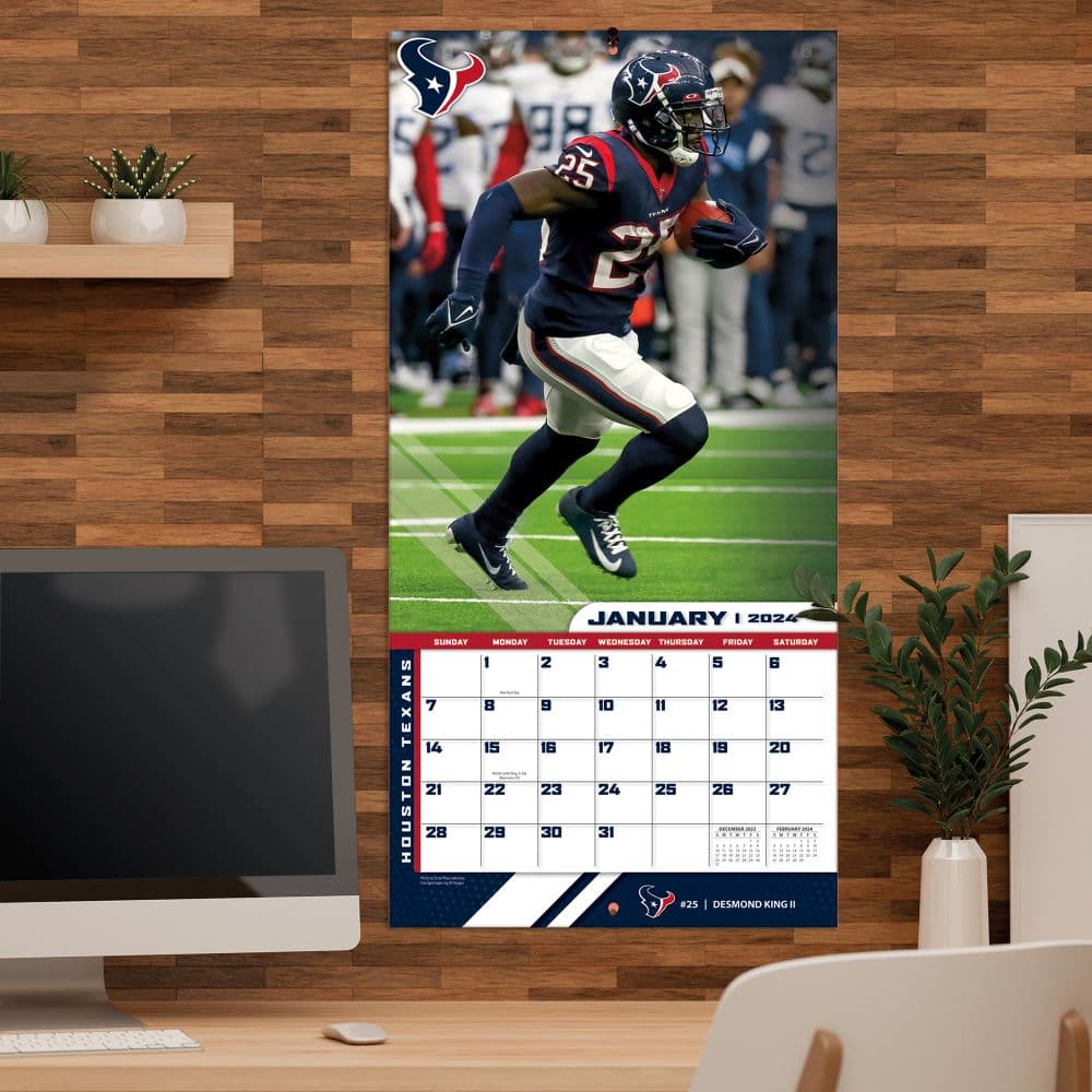 Houston Texans 2024 Wall Calendar