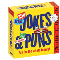 image Jokes Puns and Riddles 2026 Desk Calendar Main Product Image