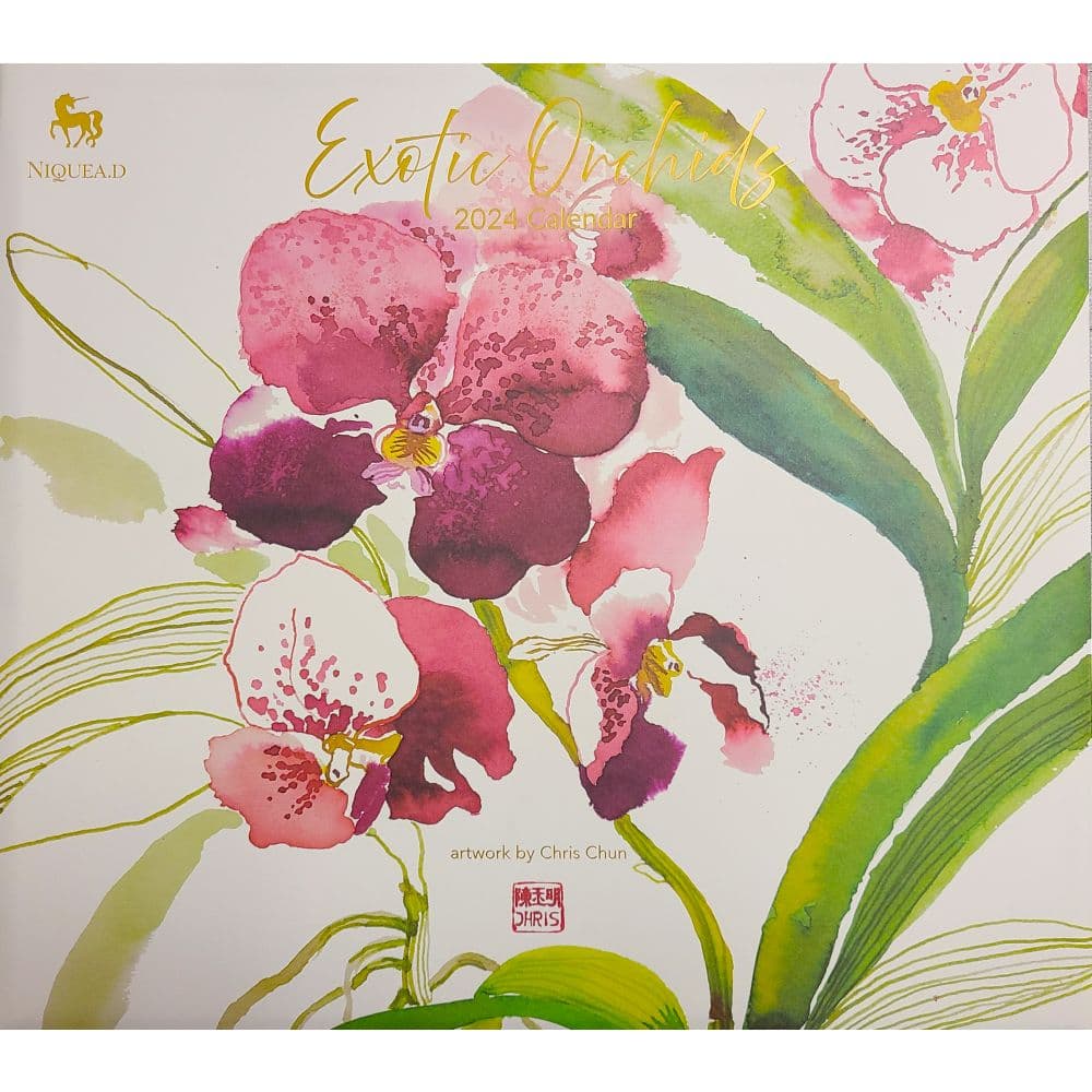 Exotic Orchids 2024 Wall Calendar Second Alternate Image width=&quot;1000&quot; height=&quot;1000&quot;
