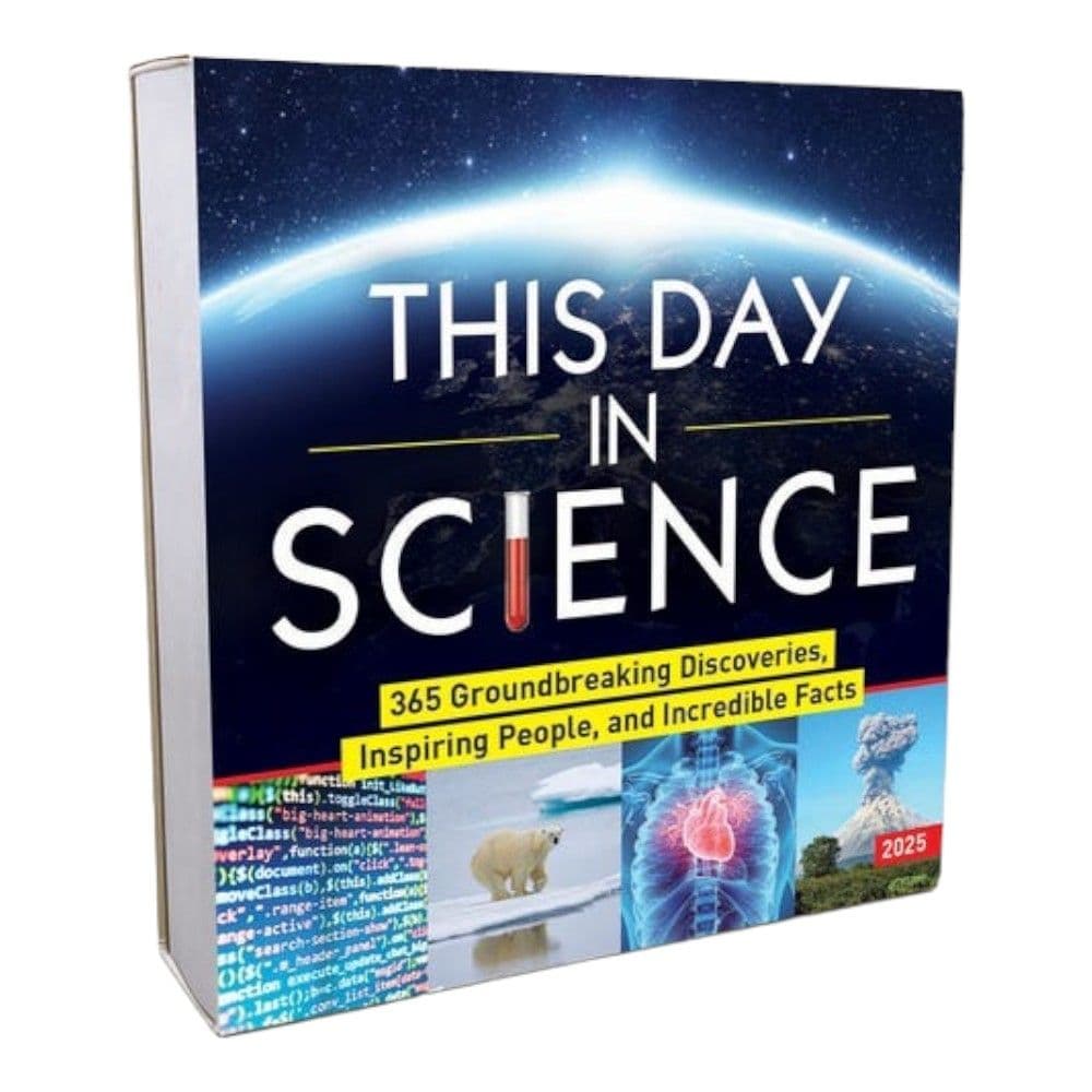 This Day in Science 2025 Desk Calendar Main Product Image width=&quot;1000&quot; height=&quot;1000&quot;