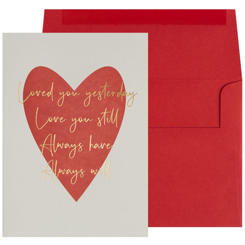 Love U Yesterday Love U Still Valentine&#39;s Day Card Main Product Image width=&quot;1000&quot; height=&quot;1000&quot;